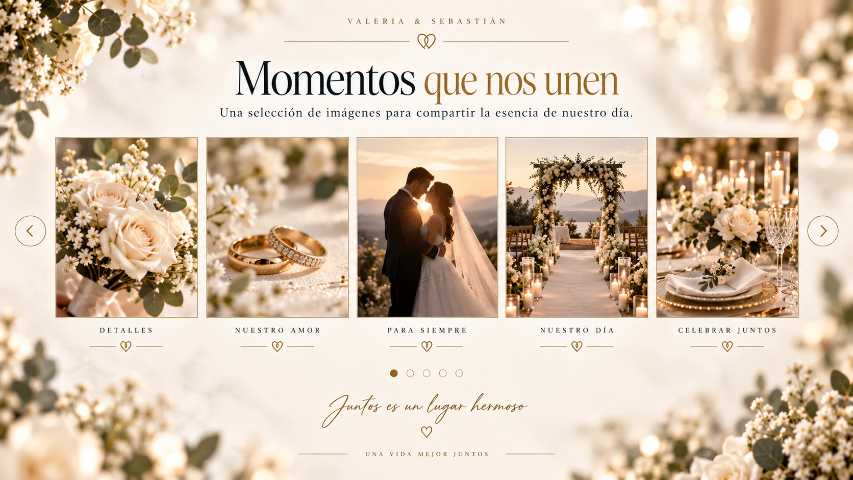 Momentos que se sienten parte del mismo diseño