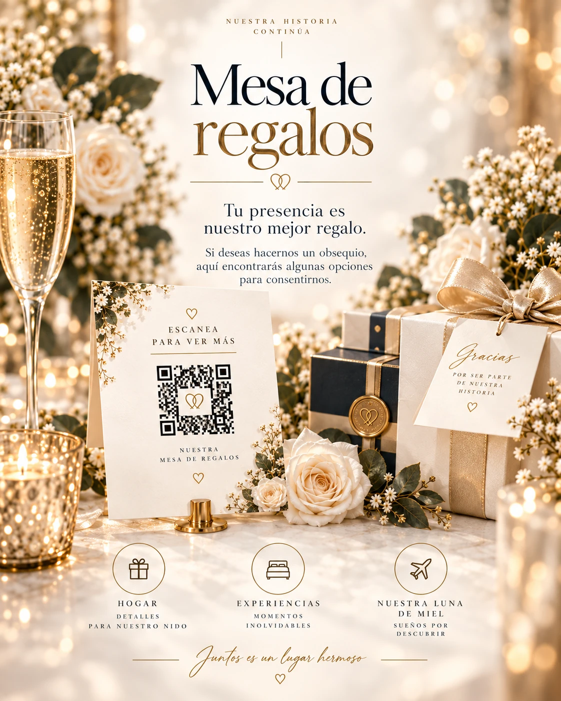 Regalos y opciones para los invitados