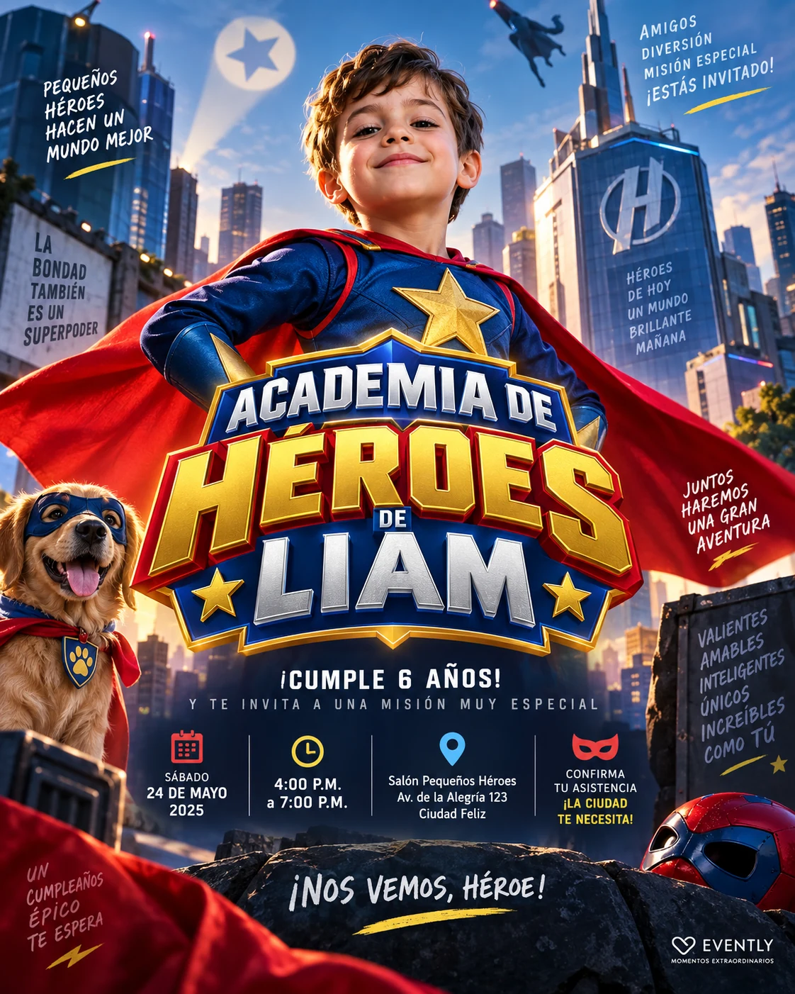 Vista previa de Academia de Héroes de Liam