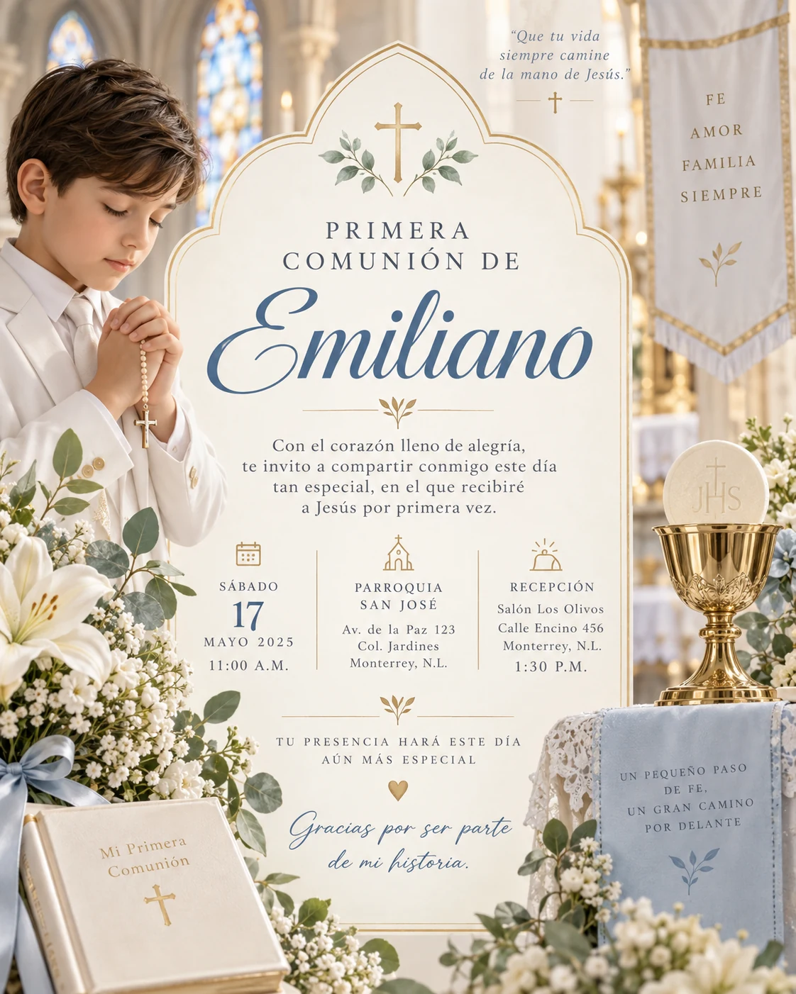 Vista previa de Primera Comunión de Emiliano