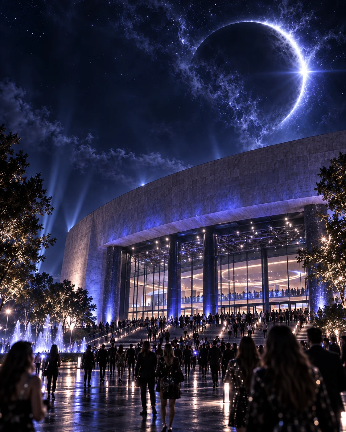 Auditorio Nacional de noche