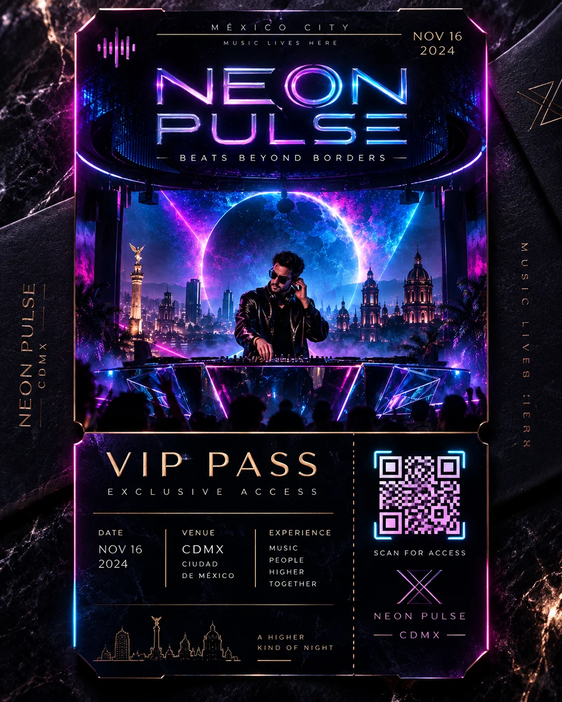 VIP Pass NEON PULSE