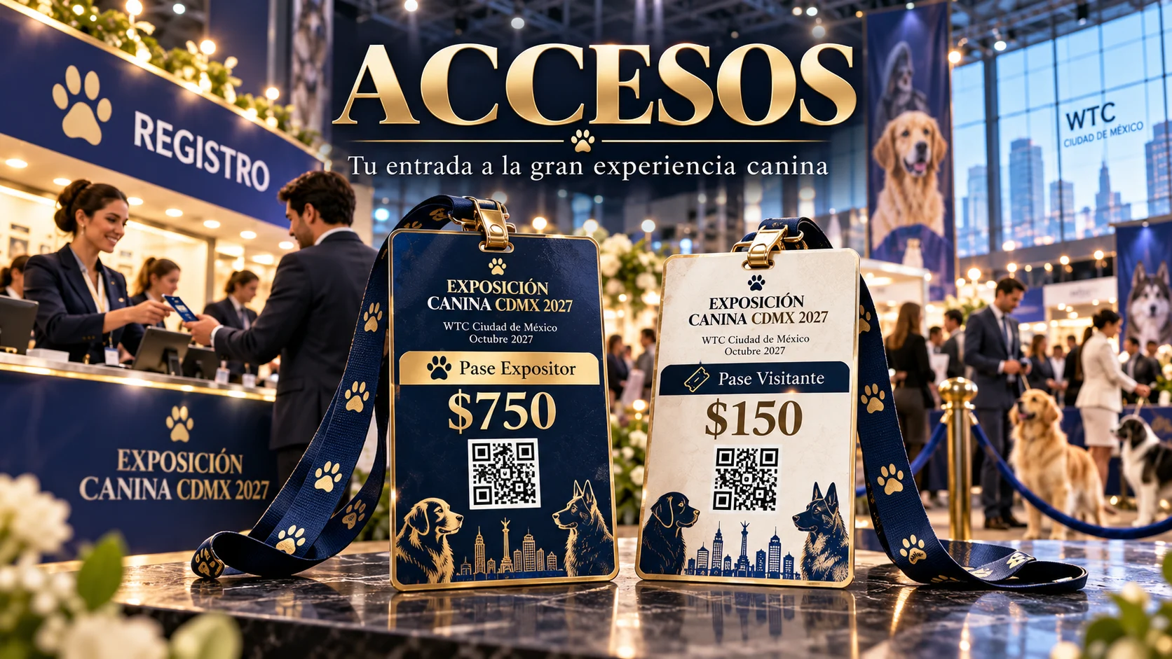 Pases Expo Canina CDMX 2027