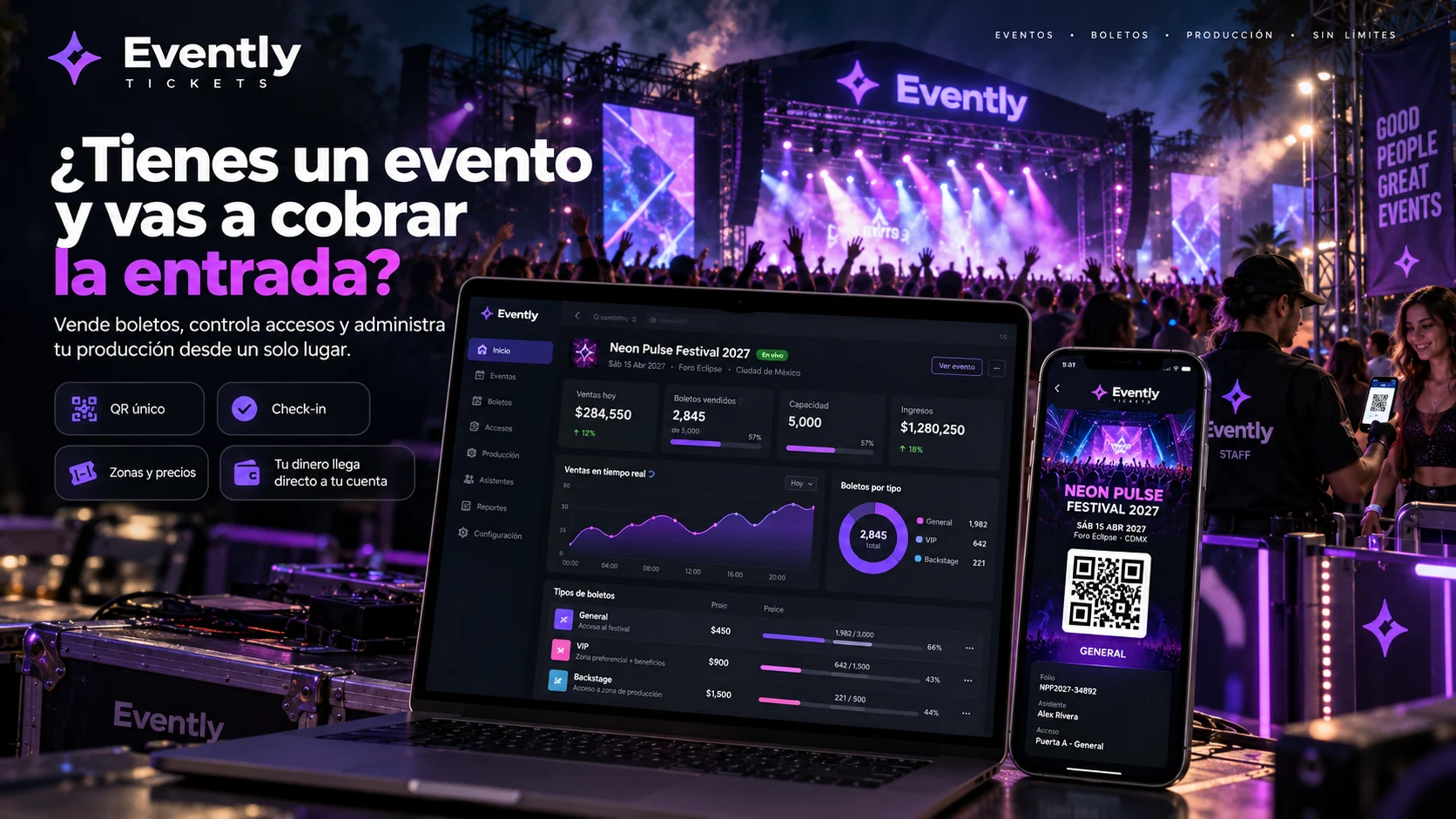 Evently Tickets - Neon Pulse Festival 2027