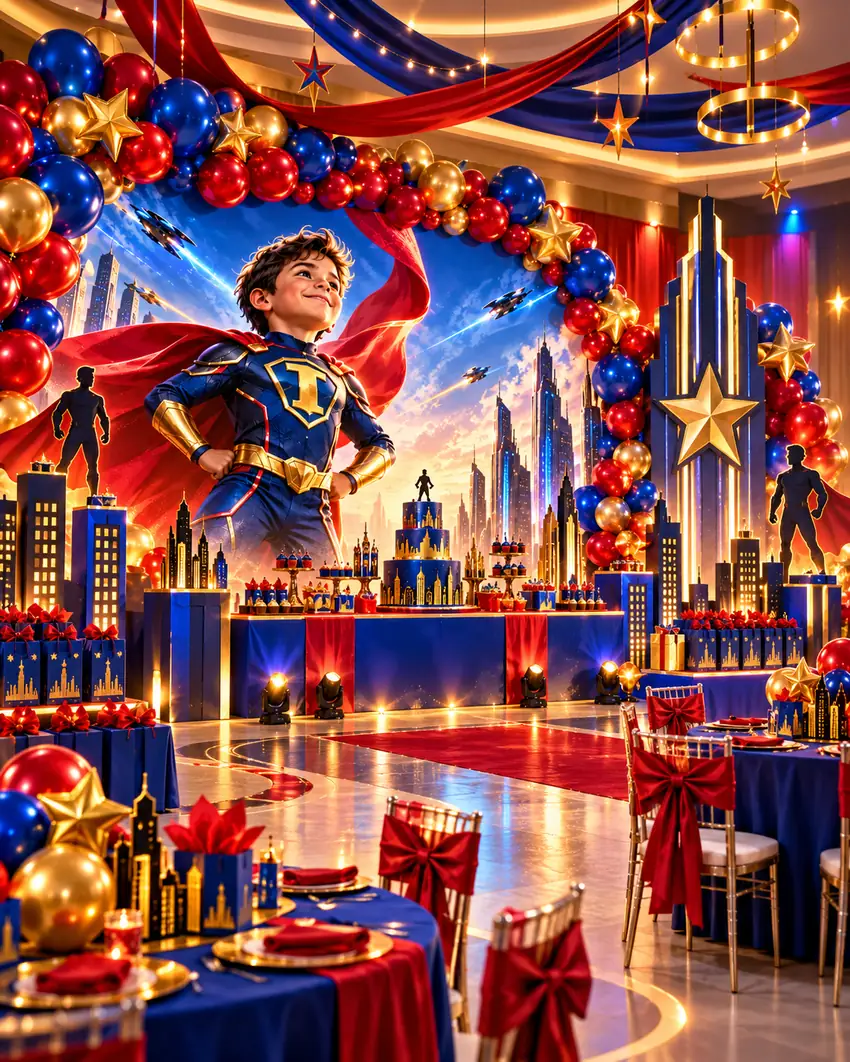 Decoración épica de la fiesta
