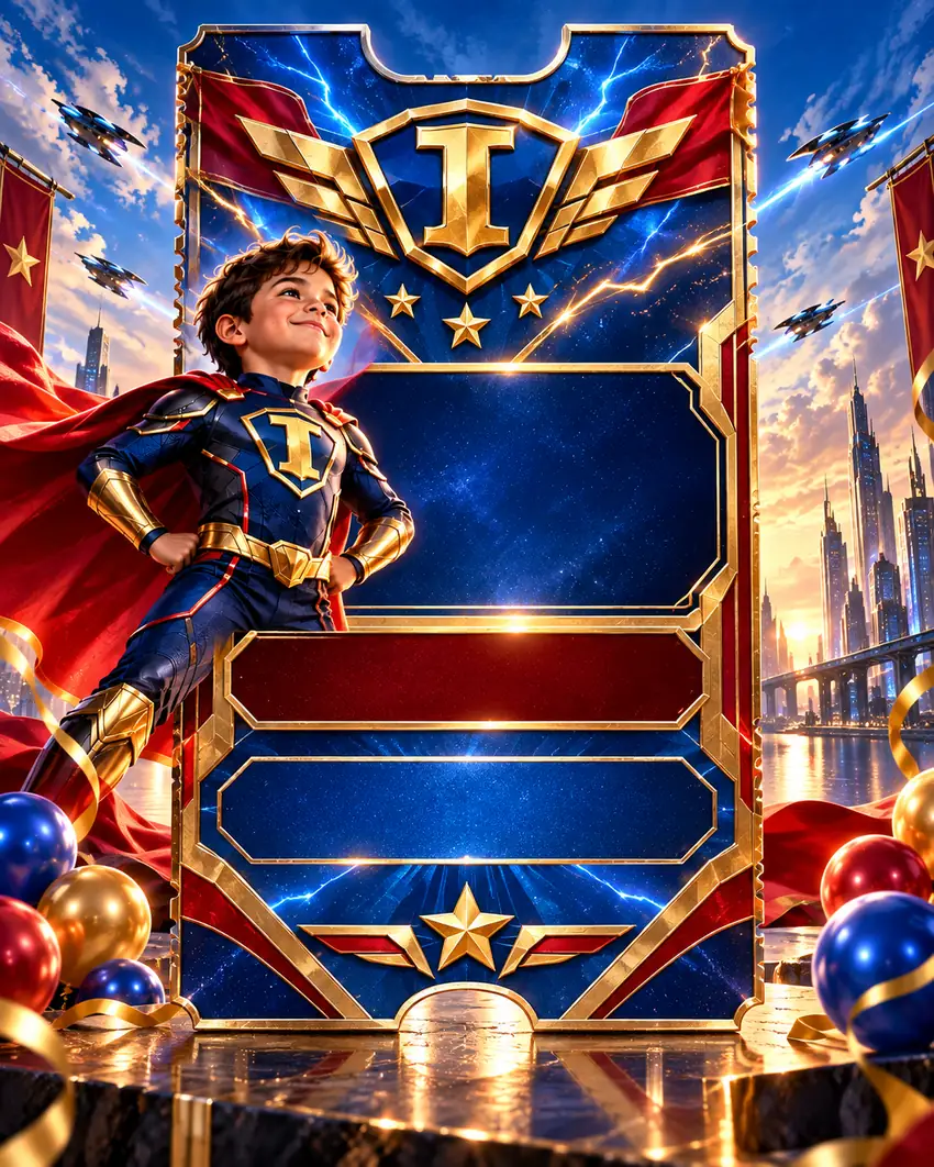 Pase de acceso superheroico