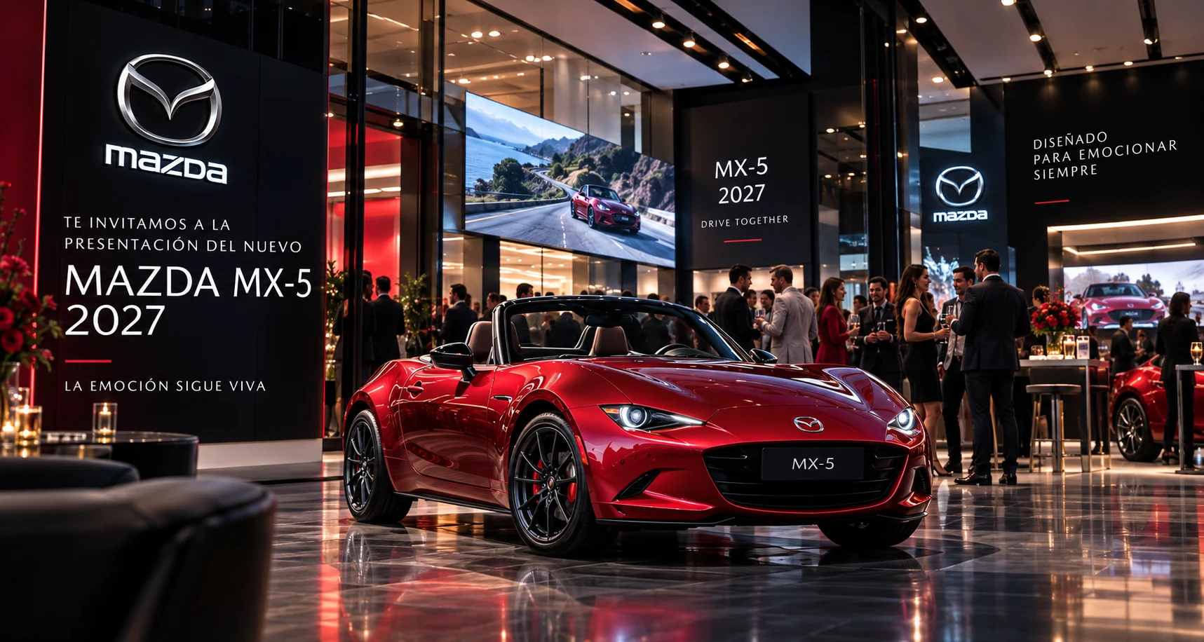 Detalle visual del Mazda MX-5 2027