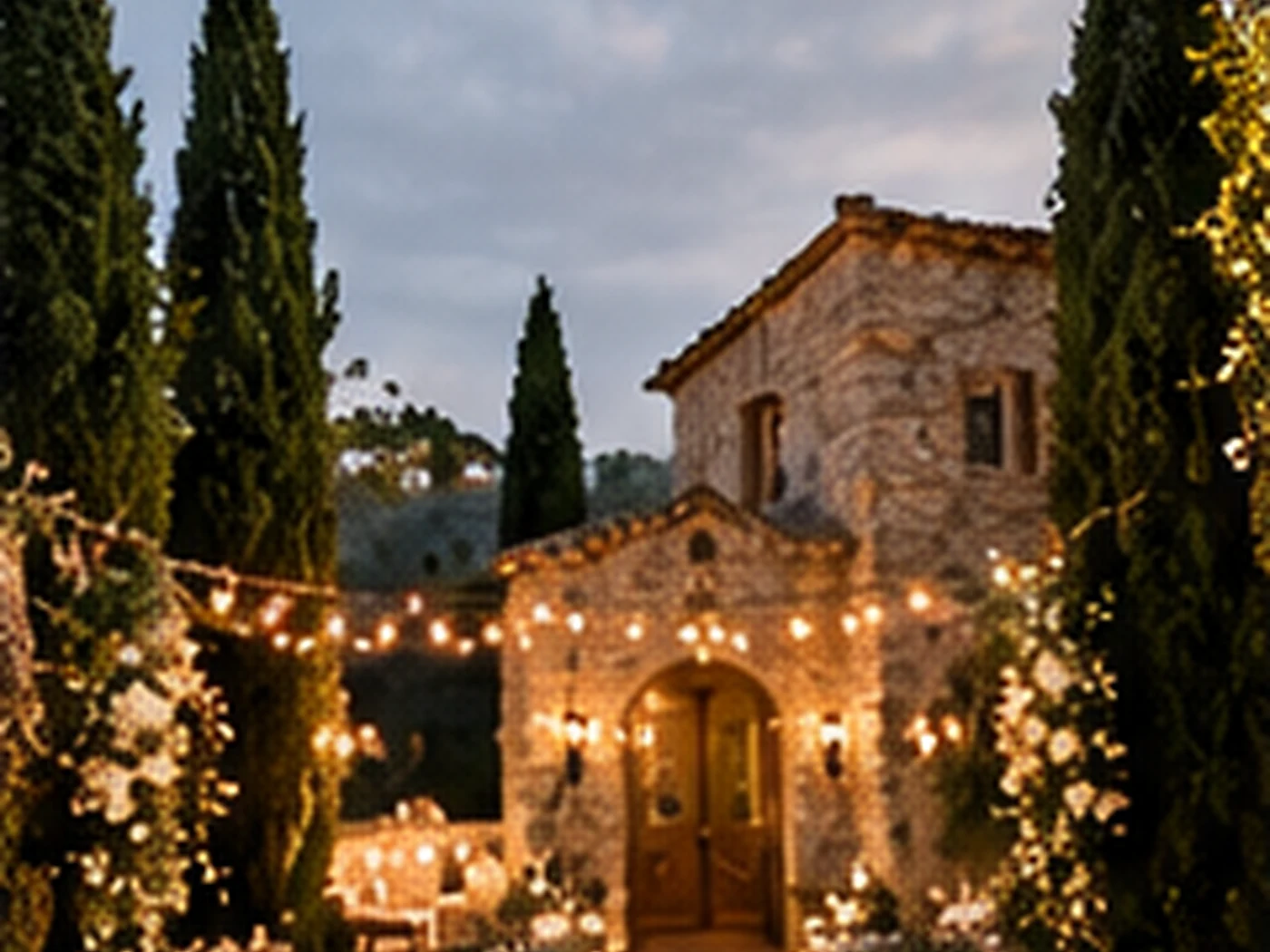 Ambiente cálido y elegante para la celebración