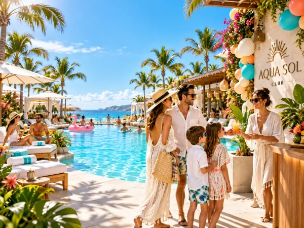 Bienvenida a Pool Party de Verano en Aqua Sol Club