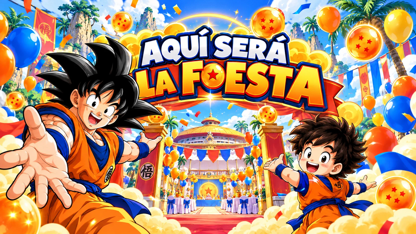 Aquí será la fiesta