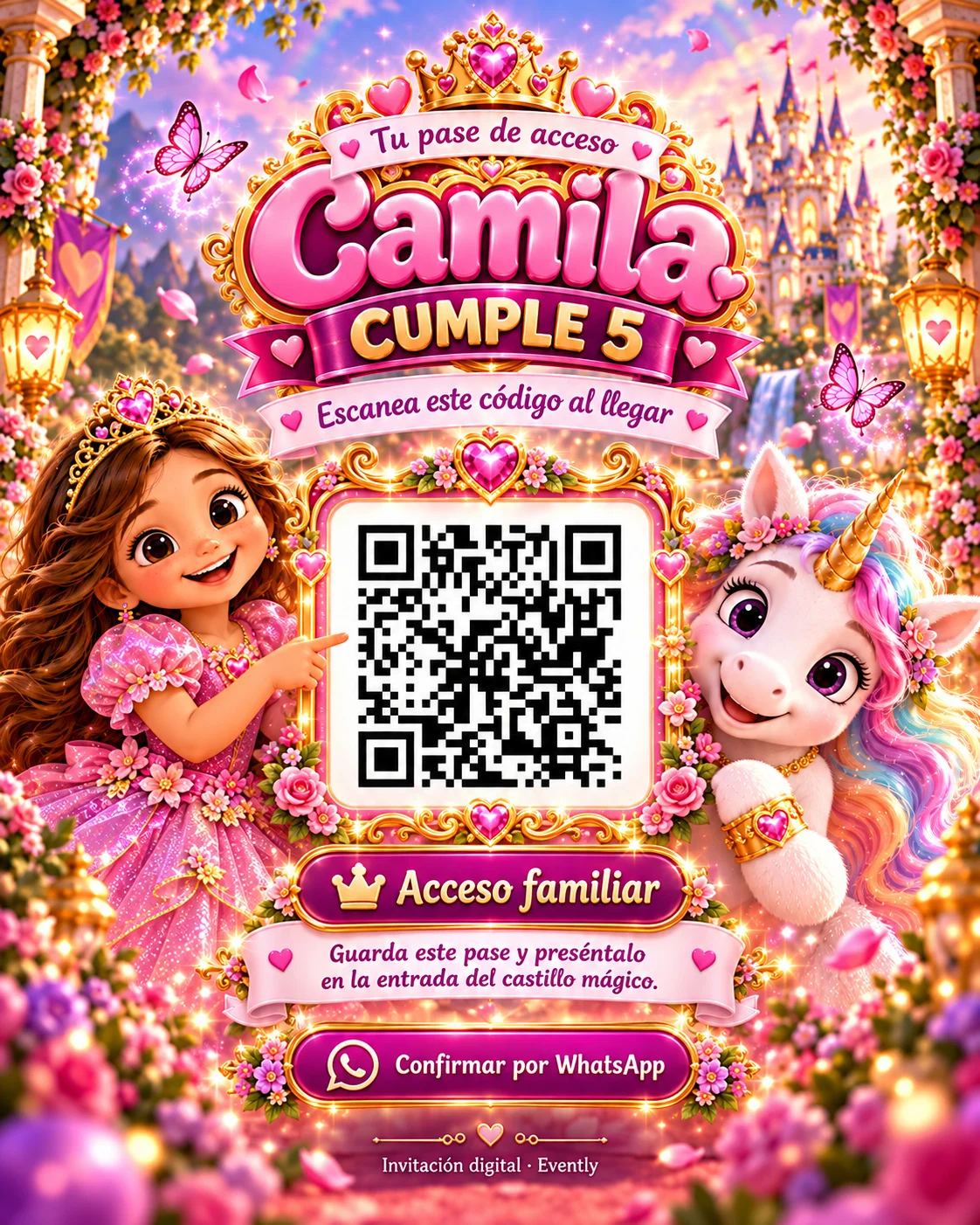 Pase mágico de acceso de Camila