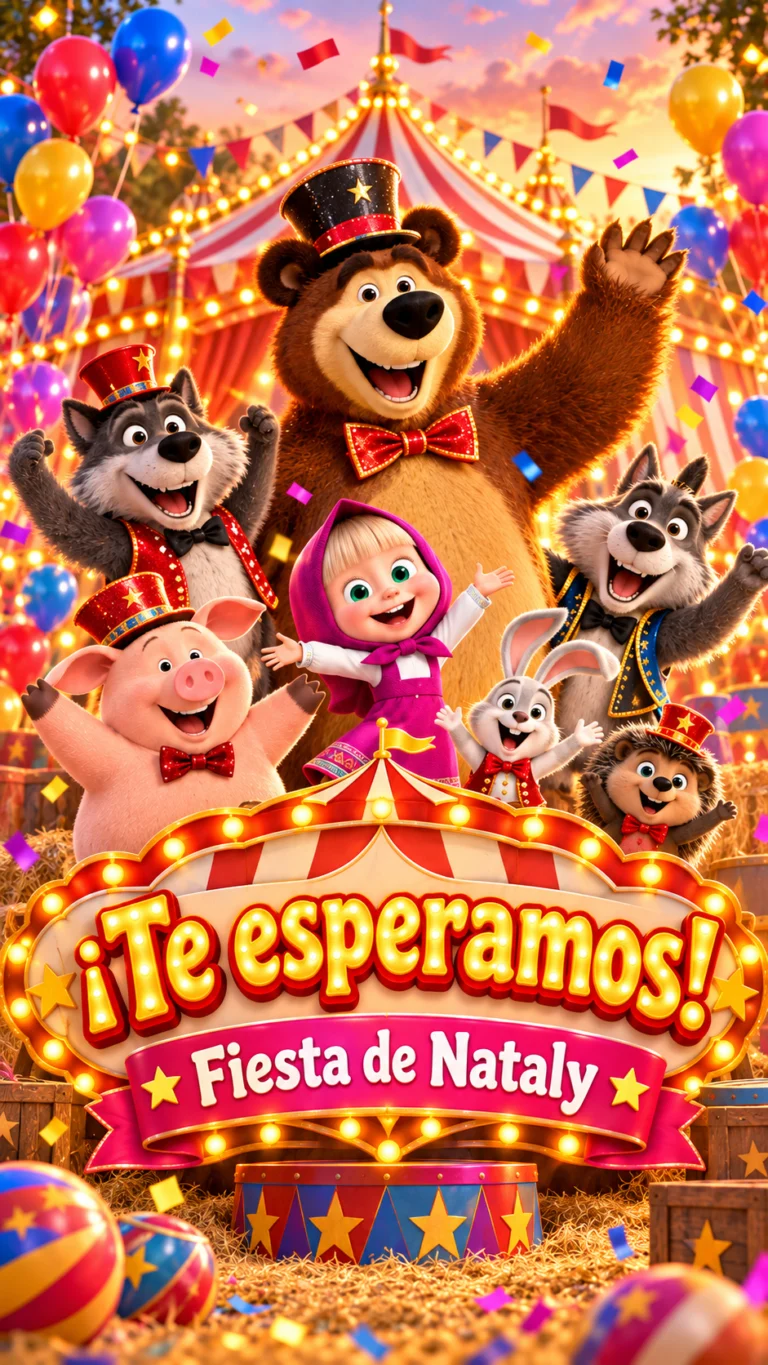 Te esperamos en la fiesta de Nataly