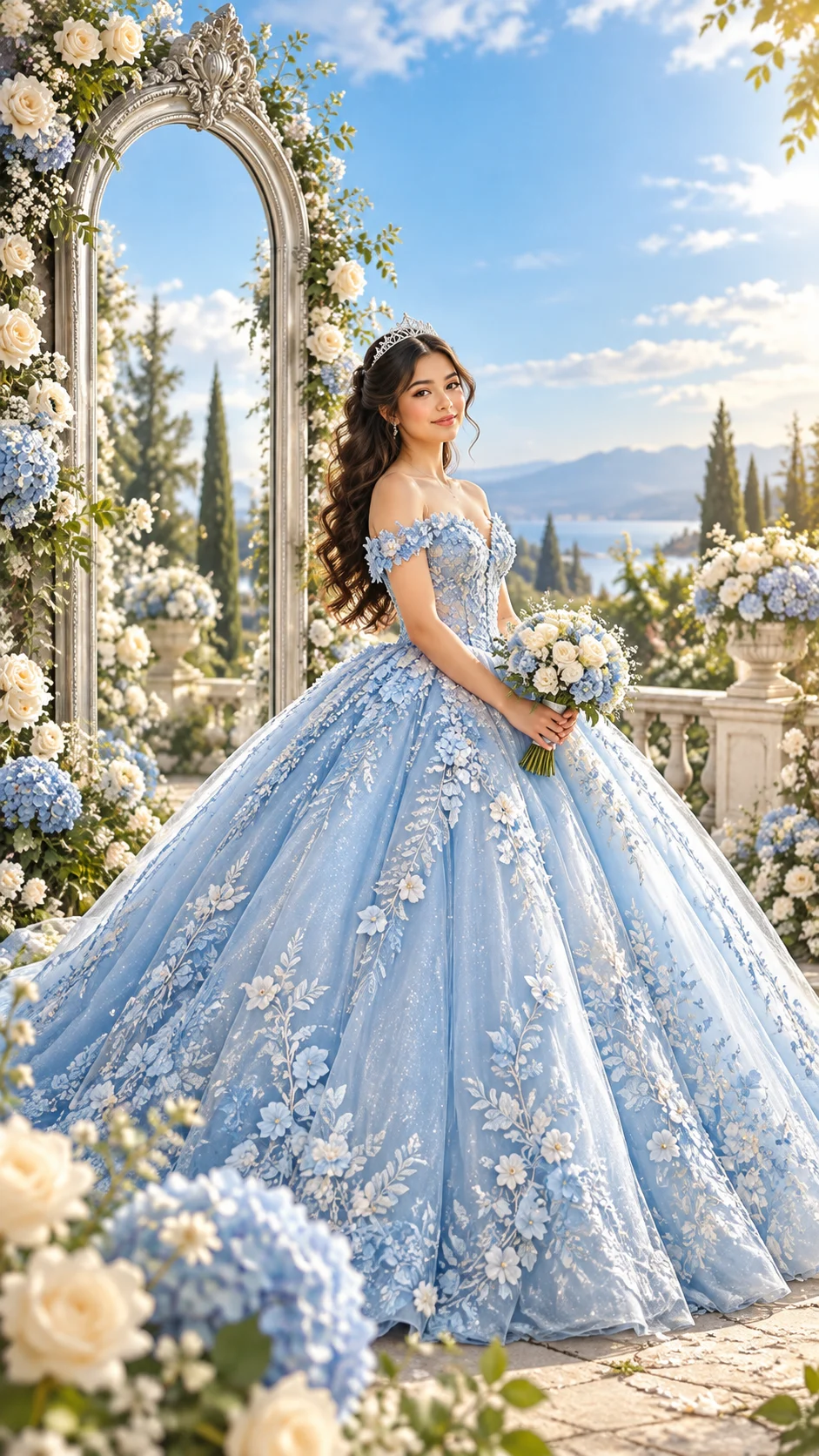 Katia Dayanna · XV Jardín azul